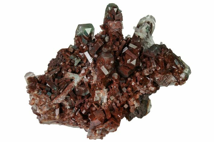 Apophyllite Crystals w/ Celadonite Inclusions -India #168966